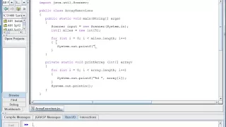 Java Basics - Array Examples