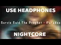 Download Lagu Survive Said The Prophet - Paradox | Vinland Saga Opening 4 | Nightcore