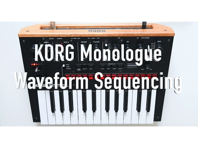 KORG Monologue - Waveform Sequencing Tutorial
