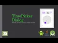 Android Bangla Tutorial 25 TimePicker Dialog Java Android App Development masterclass