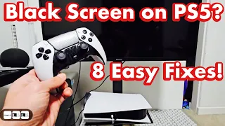 ps5 how to fix black screen 8 easy solutions