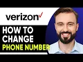 How To Change Verizon Phone Number 2026