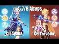 Download Lagu Ayaka Mono Plunge and Traveler w/ Yae Overload | 5.7/5.8 Abyss (Genshin)