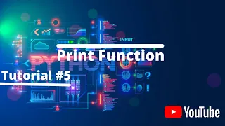 Print Function and comment 4 Python 3 tutorial in Urdu Hindi