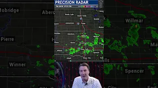 Radar Shows Rain Showers and Cold Temperature