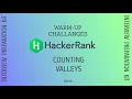 Counting Valleys Hackerrank Solutions