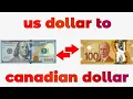 US Dollar To Canadian Dollar Exchange Rate Today USD To CAD Canadian Dollar To US Dollar