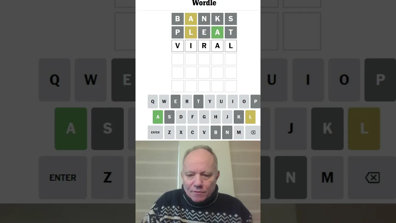 Wordle in a Minute - 1st January 2024