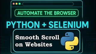 Scroll to Any Element Fast With Selenium