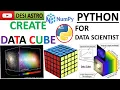 Mastering Data Manipulation Creating a 3D Data Cube with NumPy in Python Tutorial Astro - Jyoti