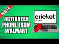 How To Activate A Cricket Phone From Walmart