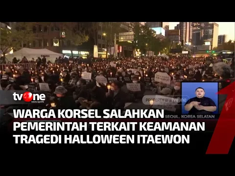 Warga Korsel Gelar Doa Bersama untuk Korban Tragedi Itaewon