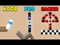 NOOB vs PRO vs HACKER - Bottle Flip 3D