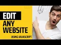 Edit any website edit any webpage inspect element chrome edit any website javascript js prank