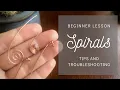 How to make Spirals Beginner Tutorial