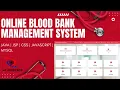 Online Blood Bank Management System Java Final Year Project 2026