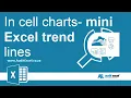 Mini charts INSIDE a single Excel cell - trendlines via sparklines