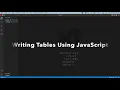 Math tables using JavaScript for loop Full Tutorial