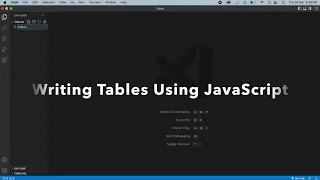 Math tables using JavaScript for loop Full Tutorial