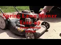 Tune Up on 500E Series 140cc Briggs Stratton Bolens By MTD Push Lawn Mower