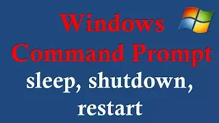 Windows Command Prompt - 6 sleep shutdown restart