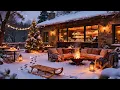 Lagu Fireplace Crackling 🔥 Soft Winter Jazz for Study \u0026 Focus S2