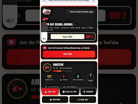 Try this FREE tool | Track Your Training  #boxing