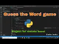 guess the word game python programming