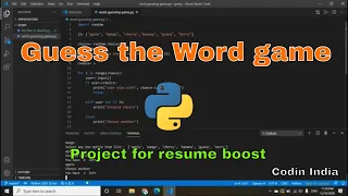 guess the word game python programming