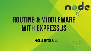 Node js Tutorial Simplifying Routing Middleware with Express js