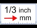 Convert Inch to Millimeters