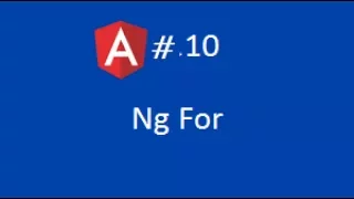 Angular 2 Tutorial 10 ng For TutorialsPoint