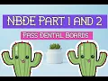 How to Pass Dental Boards NBDE Part 1 and 2 Study Materials My Experience