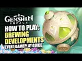 How To Play Brewing Developments Day 1 Event Guide Trial Characters Only High Score Genshin 3 6