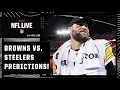 NFL Live picks for Monday Night Football Cleveland Browns vs Pittsburgh Steelers