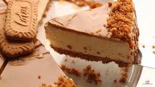ألذ تشيز كيك ممكن تجربوها تشيز كيك اللوتس ب ٥ مكونات فقطBiscoff Cheesecake 