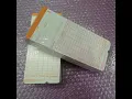 Employee Time Recorder Punch Card Holder Rack 24 Columns 100pcs Punch Card Time Card Combo Set