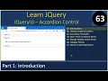 JQuery UI Accordion Part 1 - Introduction JQuery Tutorials