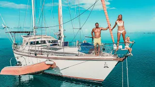 24 HOURS In The Middle Of Nowhere 🏝️ Sailing Vessel Delos Ep. 460