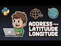 Python 3 Reverse Geocoding Script to Convert Latitude Longitude to Location Using geopy Library