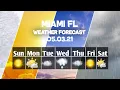 Weather Forecast Miami Florida Miami weather Forecast 2021