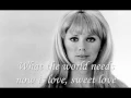 Download Lagu Jackie DeShannon - What the World Needs Now (with lyrics)
