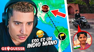 ADIVINANDO LA UBICACIÓN en GEOGUESSR 🌎 | LE RECONOCÍ LA CARA A ESE INDIO MANO!! 🤣 MRSTIVEN