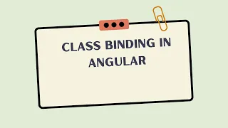 class Binding In Angular