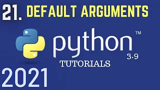 Python 3 9 Tutorials Default Arguments Functions in python Python For Beginners Python Tutorial