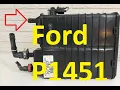 Causes and Fixes Ford P1451 Code Evap Emission Control EVAP System Vent Control Valve Circuit
