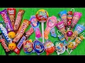 Top 5 Satisfying Video ASMR Lollipops Chocolate and Gummy Candy Unboxing Video Most Popular Candy.