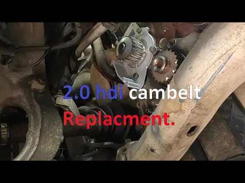 Download MP3 Peugeot 407 2.0 Hdi Cambelt/Timing belt replacement ( Detailed Version)