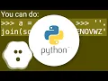 How to sort the letters in a string alphabetically in Python