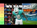 Week 2 Wide Receiver Rankings and Tiers Fantasy Football 2022